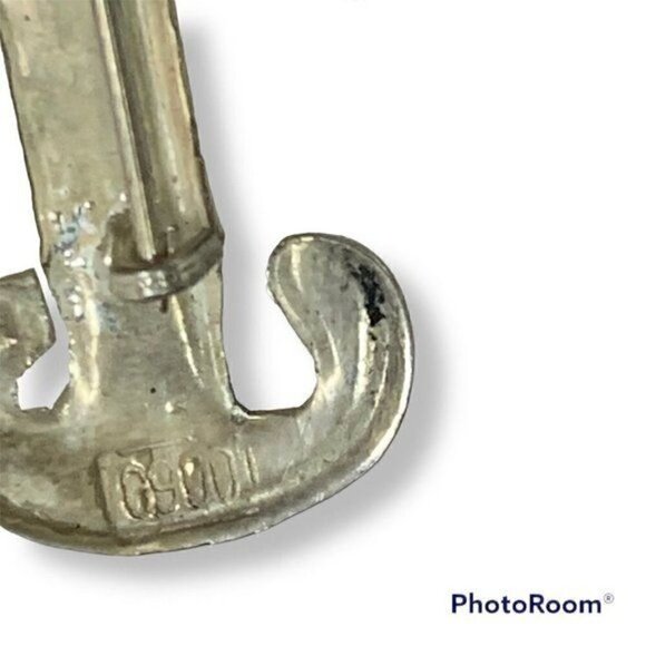 Vintage Pre-Columbian TOLIMA Figure Silver Pin Brooch - Picture 5 of 6